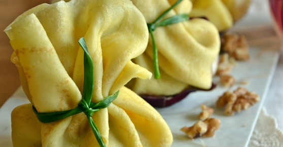 Fagottini carciofi e noci - Artichoke and walnut parcels