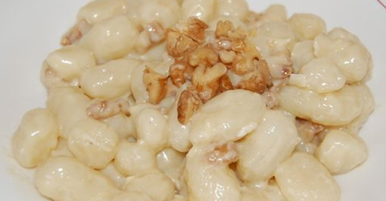 Gnocchi brie e noci - Brie and walnut gnocchi