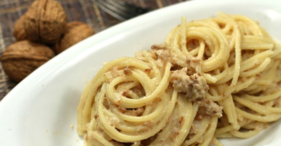 Spaghetti alle noci - Walnut spaghetti